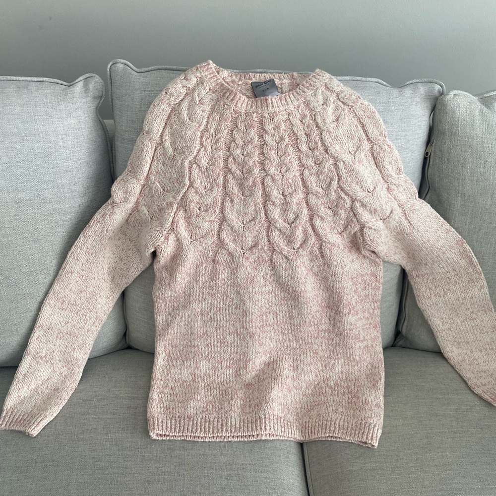 Wind River Women's Pink Cable Knit Sweater